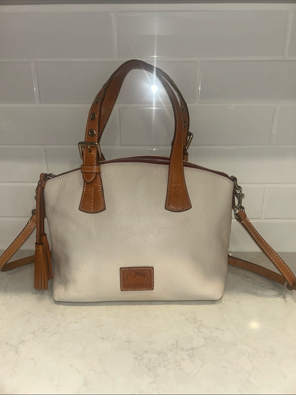 Dooney & Bourke Pebble Grain Trina Satchel